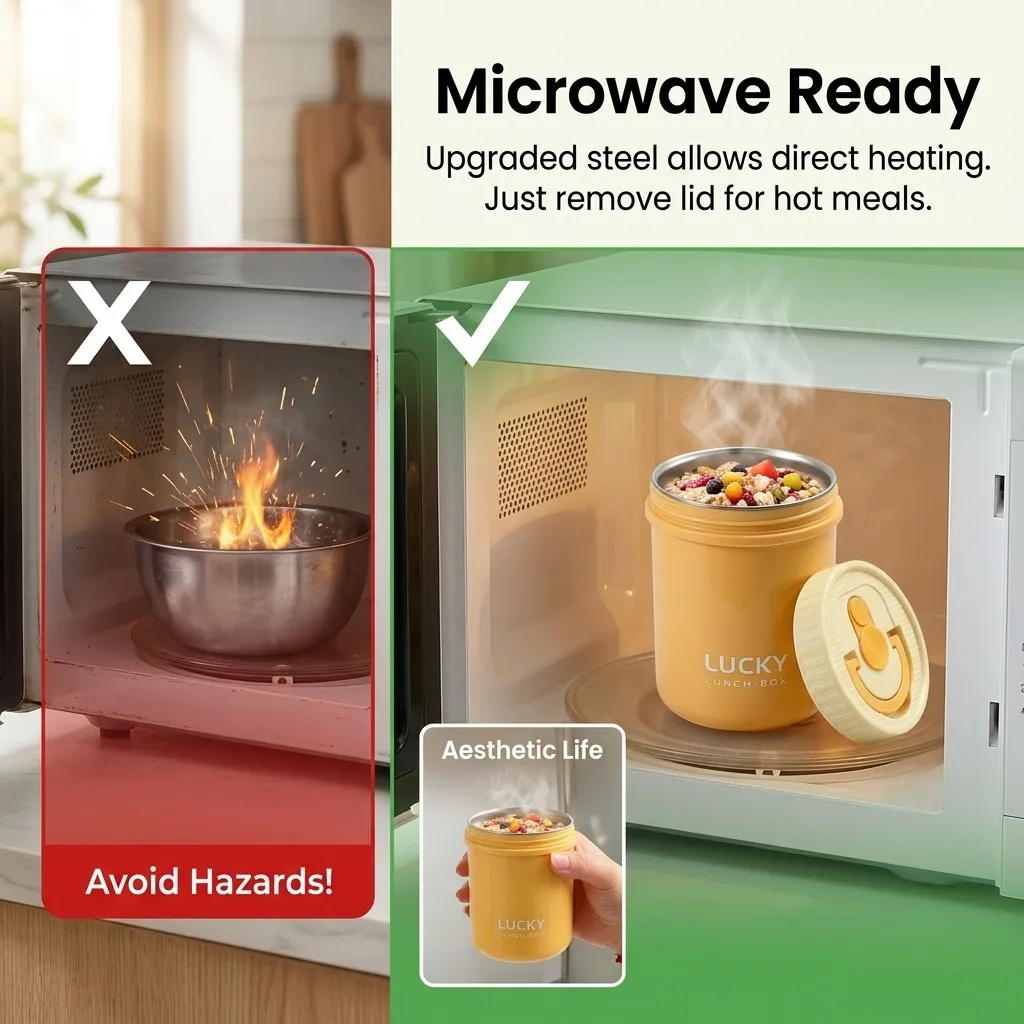전자레인지 사용 가능, 304 스테인리스 스틸 소재의  - Food Storage Oven Safe 리뷰 및 가격