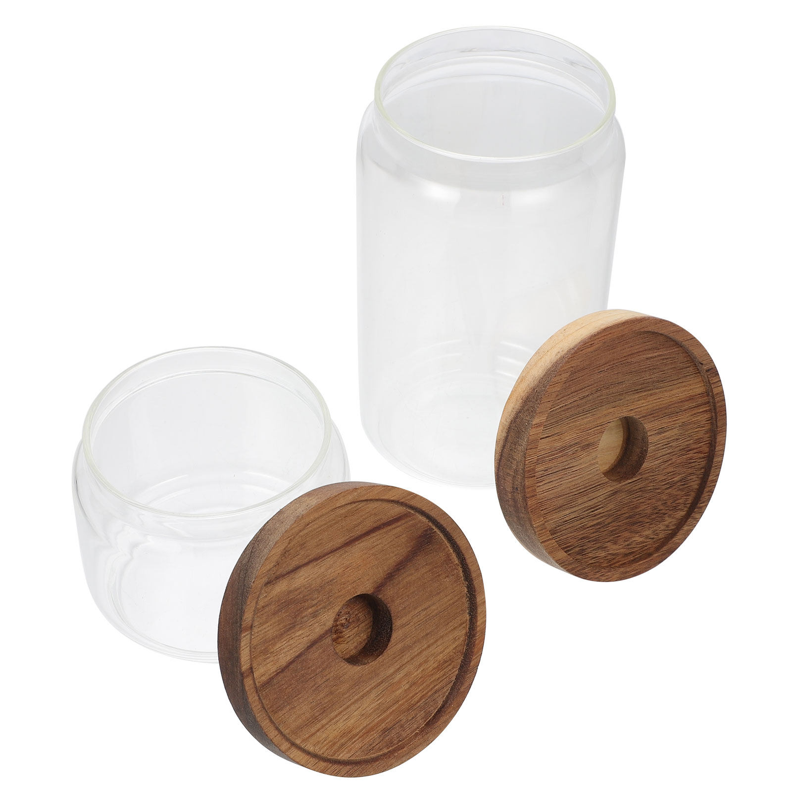 투명한 유리 보관 용기 2개 세트, 밀폐 가능한 커피  - Food Storage Containers 리뷰 및 가격