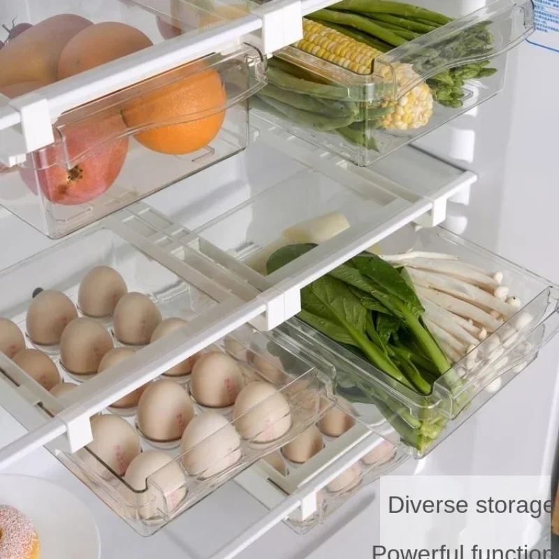 걸이형 슬라이딩 서랍 냉장고 수납함, 풀아웃 플라스틱  - Food Storage With Dividers 리뷰 및 가격