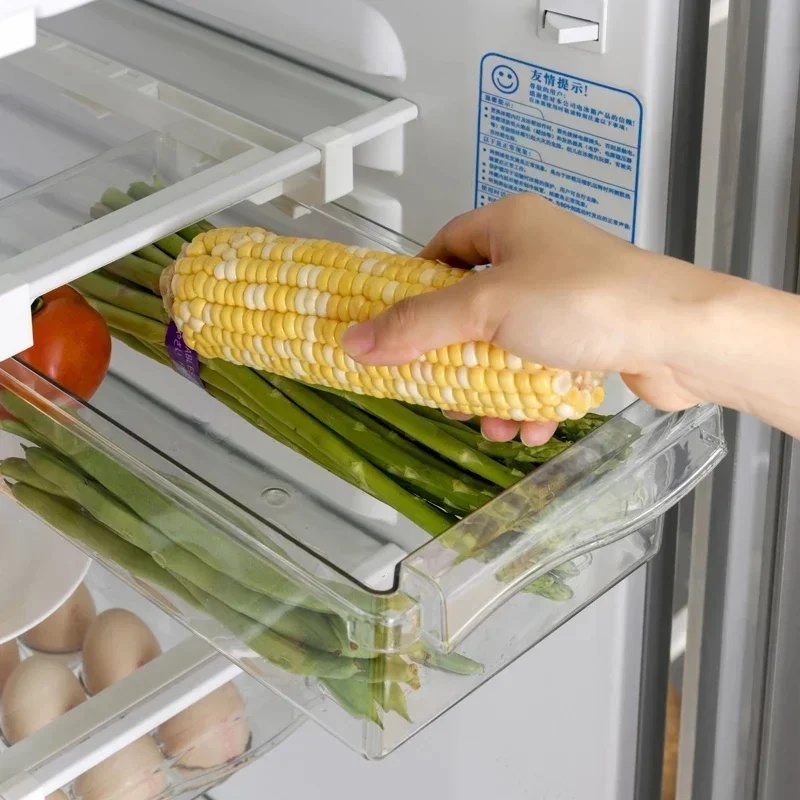 걸이형 슬라이딩 서랍 냉장고 수납함, 풀아웃 플라스틱  - Food Storage With Dividers 리뷰 및 가격
