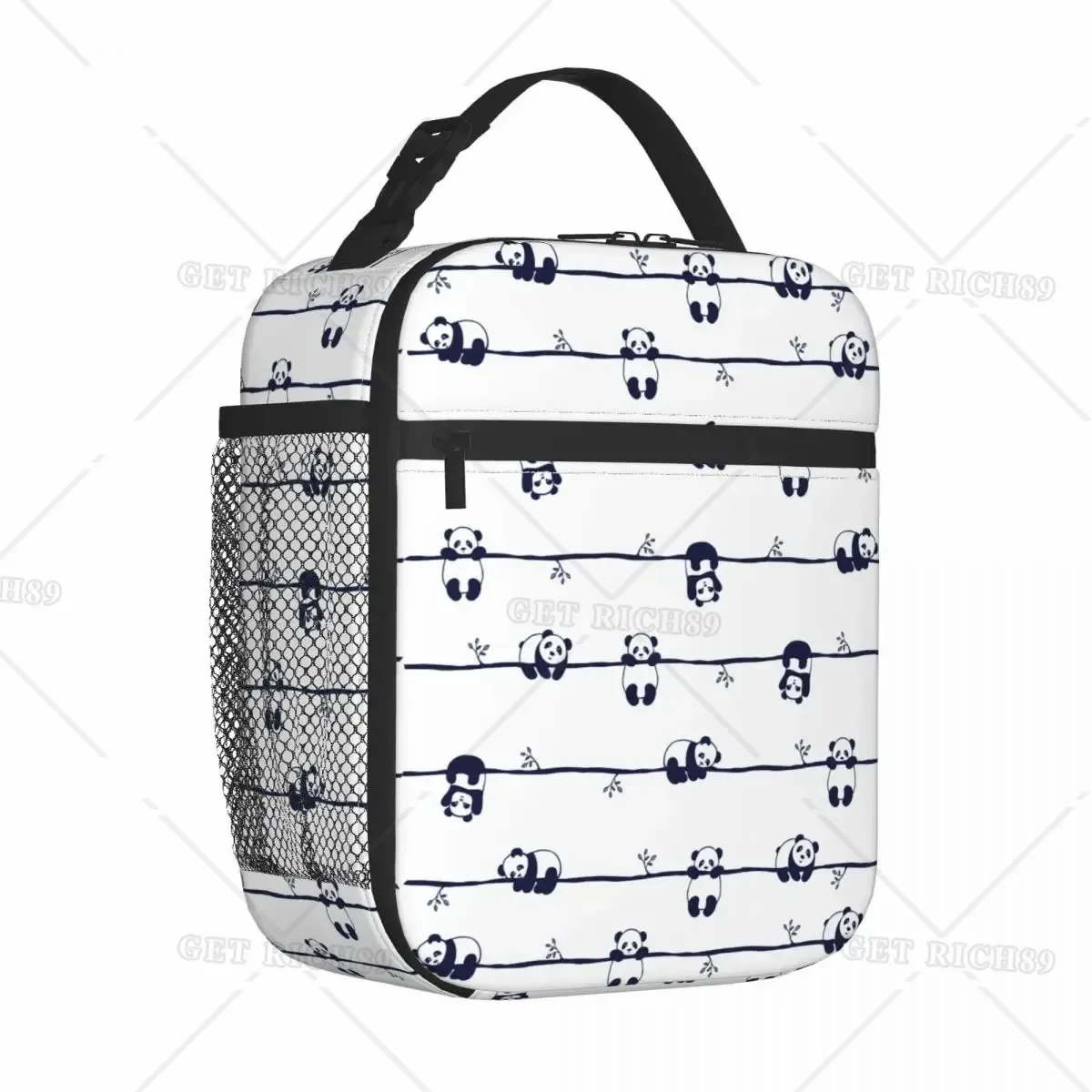 귀여운 팬더 곰과 대나무 디자인의 보온 도시락 가방,  - Food Storage Bag 리뷰 및 가격