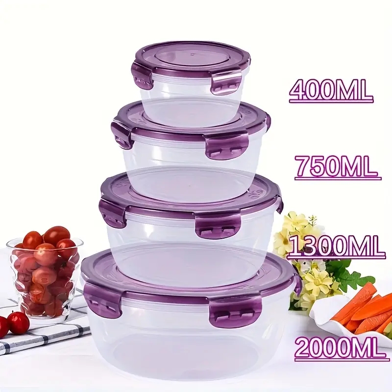 플라스틱 식품 보관 용기 4개, 도시락, 식당, 캠핑, - Food Storage Meals 리뷰 및 가격
