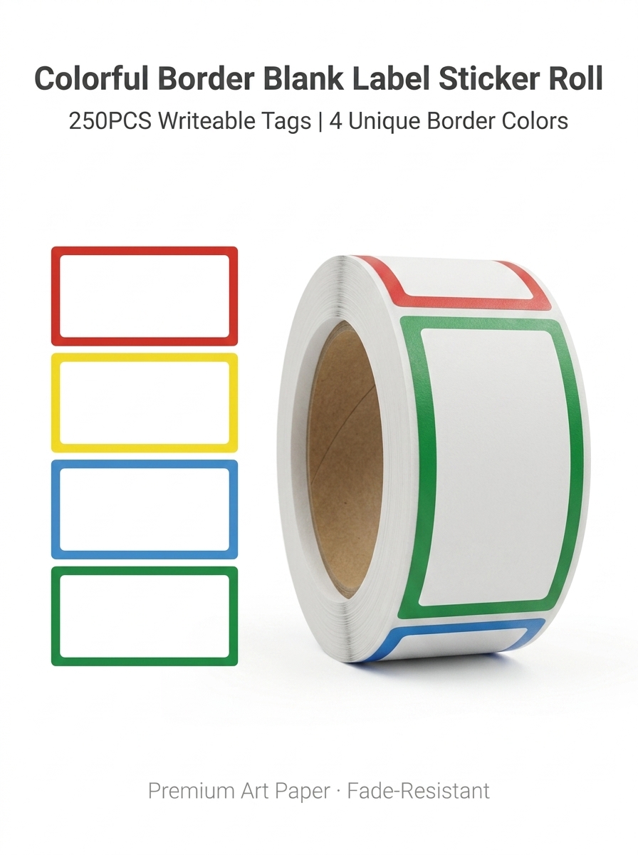 250Pcs/Roll 이름 저장 책 분류 스티커, 4  - Food Storage Labels 리뷰 및 가격