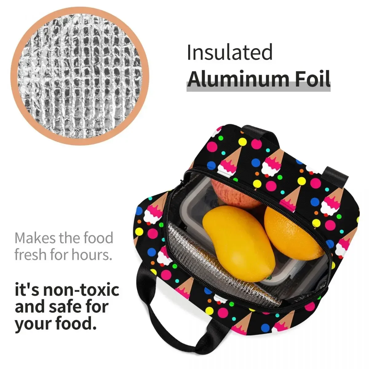 다채로운 휴대용 도시락 가방 아이스크림 쿨러팩 보냉 피 - Food Storage Bag 리뷰 및 가격